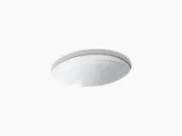 KOHLER 2336-0 DEVONSHIRE OVAL UNDERMOUNT LAVATORY IN WHITE
