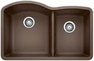 BLANCO 440177 DIAMOND 1 3/4 BOWL UNDERMOUNT CAFE BROWN