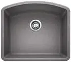 BLANCO 440173 DIAMOND SINGLE BOWL UNDERMOUNT METALLIC GRAY