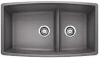 BLANCO 441309 PERFORMA 1-3/4 BOWL UNDERMOUNT METALLIC GRAY