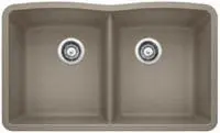 BLANCO 441286 DIAMOND EQUAL DOUBLE BOWL UNDERMOUNT TRUFFLE