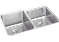 ELKAY ELUH3120RPD 60/40 BOWL UNDERMOUNT STAINLESS PERFECT DRAIN