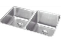 ELKAY ELUH3120LPD 40/60 BOWL UNDERMOUNT STAINLESS PERFECT DRAIN