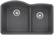 BLANCO 441469 DIAMOND 1 3/4 BOWL UNDERMOUNT CINDER