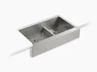 KOHLER 3945-NA VAULT 36" UNDERMOUNT APRON FRONT STAINLESS SINK