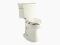 KOHLER 3979-96 HIGHLINE COMFORT HEIGHT 2 PC ELG TOILET IN BISCUIT