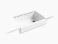 KOHLER 5826-0 WHITEHAVEN 33" SGL BOWL SHORT APRON FRONT SINK IN WHITE