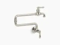 KOHLER 99270-SN ARTIFACTS WALL MOUNT POT FILLER IN POLISHED NICKEL