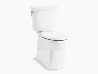 KOHLER 3814-0 CORBELLE COMFORT HEIGHT TOILET 2 PC ELONGATED IN WHITE