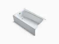 KOHLER 505-0 16" CAST IRON TUB IN WHITE LEFT HAND