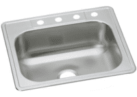 DAYTON DSE12522-4 SINGLE BOWL DROP IN STAINLESS