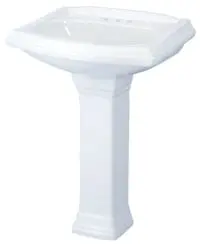 GERBER 22-565-09 ALLERTON PETITE PEDESTAL 4" FAUCET HOLES BISCUIT