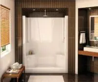 MAAX S-60 141029-AFR-000-002 60" 2-SEAT SHOWER WHITE