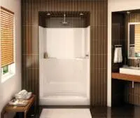 MAAX NS-48 141026-000-002 48" NO SEAT SHOWER WHITE