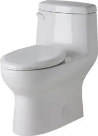 GERBER 21-019 AVALANCHE ERGOHEIGHT 1 PC ELONGATED TOILET WHITE