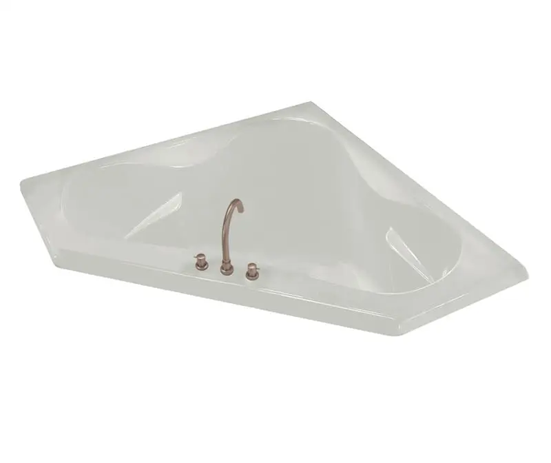MAAX TRYST 100053-000-001 60"X60" DROP IN CORNER SOAKER TUB WHITE - Image 2