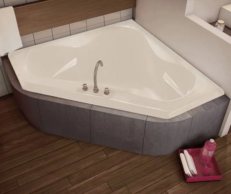 MAAX TRYST 100053-000-001 60"X60" DROP IN CORNER SOAKER TUB WHITE