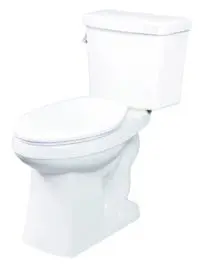 GERBER 20-023 BLAZE/BURR RIDGE ERGOHEIGHT 2 PC ELONGATED TOILET WHITE