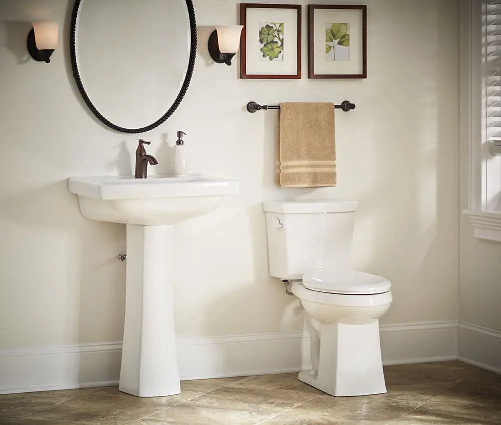 GERBER 20-023 BLAZE/BURR RIDGE ERGOHEIGHT 2 PC ELONGATED TOILET WHITE - Image 2