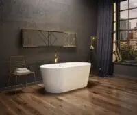 MAAX LOUIE 106384-000-001 58"X29" FREESTANDING SOAKER TUB WHITE