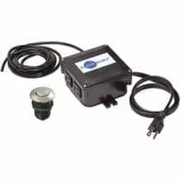INSINKERATOR STS-00SN DUAL OUTLET SINKTOP SWITCH, SATIN NICKEL BUTTON