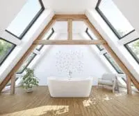 MAAX VILLI 106388-000-001 65"X32" FREESTANDING TUB CENTER DRAIN WHITE