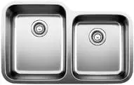 BLANCO 441023 60/40 UNDERMOUNT KITCHEN SINK STAINLESS
