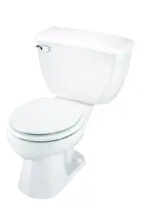 GERBER 21-302 ULTRA FLUSH 2 PC ROUND FRONT PRESSURE ASSIST WHITE