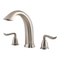 PFISTER RT6-5STK SANTIAGO 2-HANDLE ROMAN TUB TRIM BRUSHED NICKEL