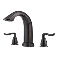 PFISTER RT6-5STY SANTIAGO 2-HANDLE ROMAN TUB TRIM TUSCAN BRONZE