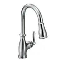 MOEN 7185C BRANTFORD 1-HANDLE HIGH ARC PULLDOWN KITCHEN FAUCET CHROME