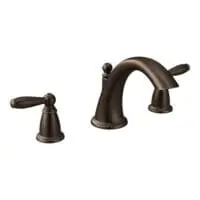MOEN T4943ORB BRANTFORD 2-HANDLE LOW ARC ROMAN TUB FCT OIL RUBBED BRZ