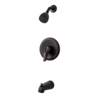 PFISTER LG89-030Y PFIRST SERIES 1-HDL TUB/SWR TRIM ONLY TUSCAN BRONZE