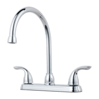 PFISTER G136-2000 2-HANDLE KITCHEN FAUCET CHROME
