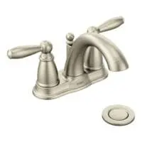 MOEN 6610BN BRANTFORD HIGH ARC 4" CENTERSET LAV FCT BRUSHED NICKEL
