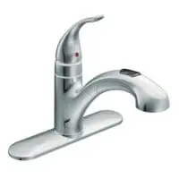 MOEN 67315C INTEGRA 1-HANDLE LOW ARC PULLOUT KITCHEN FAUCET CHROME