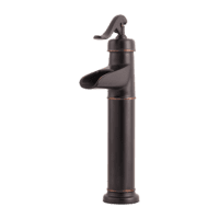 PFISTER LG40-YP0Y ASHFIELD CHANNEL SPOUT VESSEL FAUCET TUSCAN BRONZE