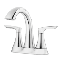 PFISTER LG48-WR0C WELLER 2-HANDLE 4" CENTERSET LAVATORY FAUCET CHROME