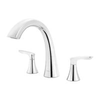 PFISTER RT6-5WRC WELLER 2-HANDLE ROMAN TUB TRIM CHROME