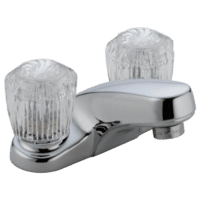 DELTA 2502LF CLASSIC 2 HANDLE CENTERSET LAV FCT (LESS POP-UP) CHROME