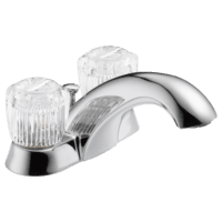 DELTA 2522LF-MPU CLASSIC TWO HANDLE CENTERSET LAVATORY FAUCET CHROME
