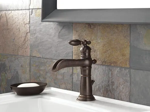 DELTA 554LF-RB VICTORIAN SINGLE HANDLE CHANNEL LAV FAUCET VENETIAN BRZ - Image 6