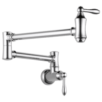 DELTA 1177LF TRADITIONAL WALL MOUNT POT FILLER CHROME