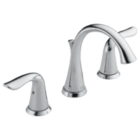 DELTA 3538-MPU-DST LAHARA 2 HANDLE WIDESPREAD LAVATORY FAUCET CHROME