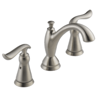 DELTA 3594-SSMPU-DST LINDEN 2 HANDLE WIDESPREAD LAV FAUCET STAINLESS