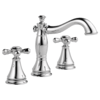 DELTA 3597LF-MPU-LHP CASSIDY TWO HANDLE WIDESPREAD LAV FAUCET CHROME