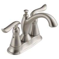 DELTA 2594-SSMPU-DST LINDEN TWO HANDLE CENTERSET LAV FAUCET STAINLESS
