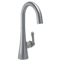 DELTA 1953LF-AR TRANSITIONAL SINGLE HANDLE BAR FAUCET ARCTIC STAINLESS