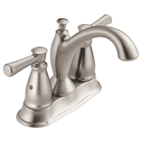 DELTA 2593-SSMPU-DST LINDEN TWO HANDLE CENTERSET LAV FAUCET STAINLESS
