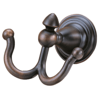 DELTA 75035-RB VICTORIAN DOUBLE ROBE HOOK VENETIAN BRONZE